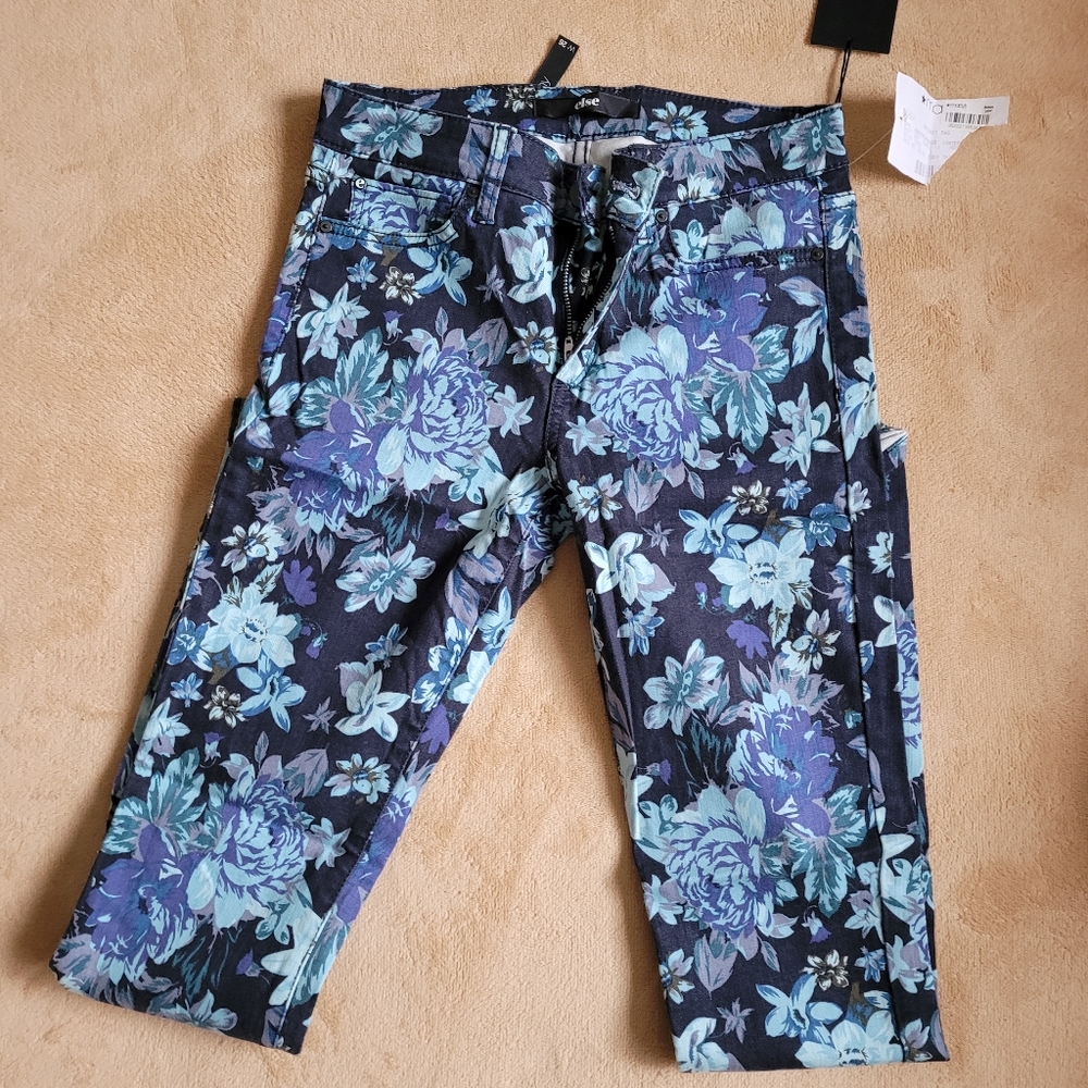 ELSE FLORAL SKINNY JEANS SIZE 26w - Picture 7 of 11